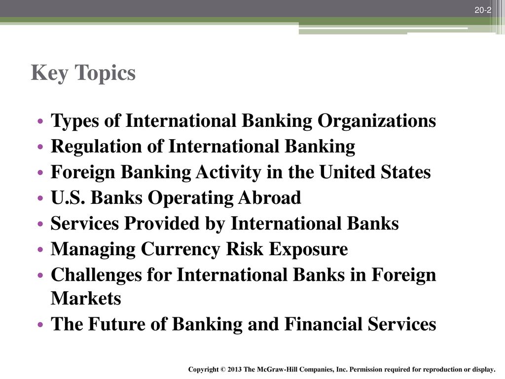 International Banking And The Future Of Banking And Financial