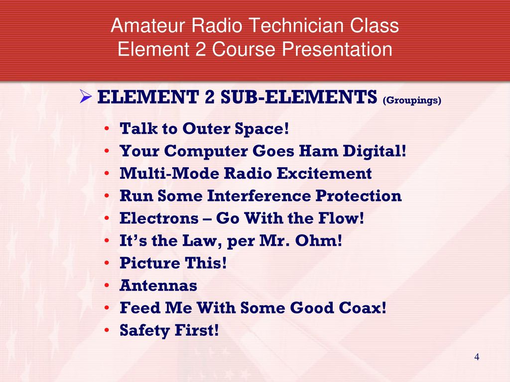 Technician Licensing Class