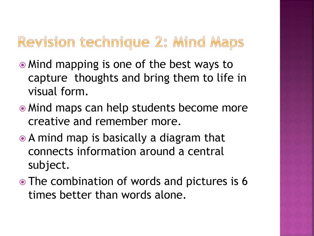 Revision technique 2: Mind Maps