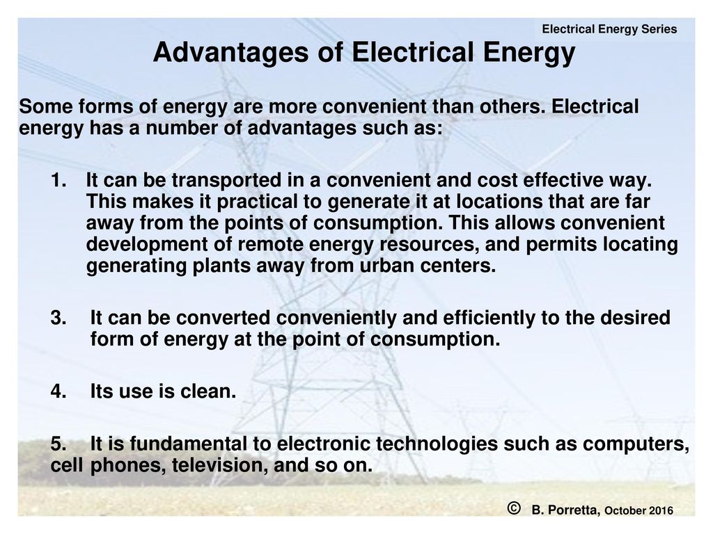 essay on advantages of electricity