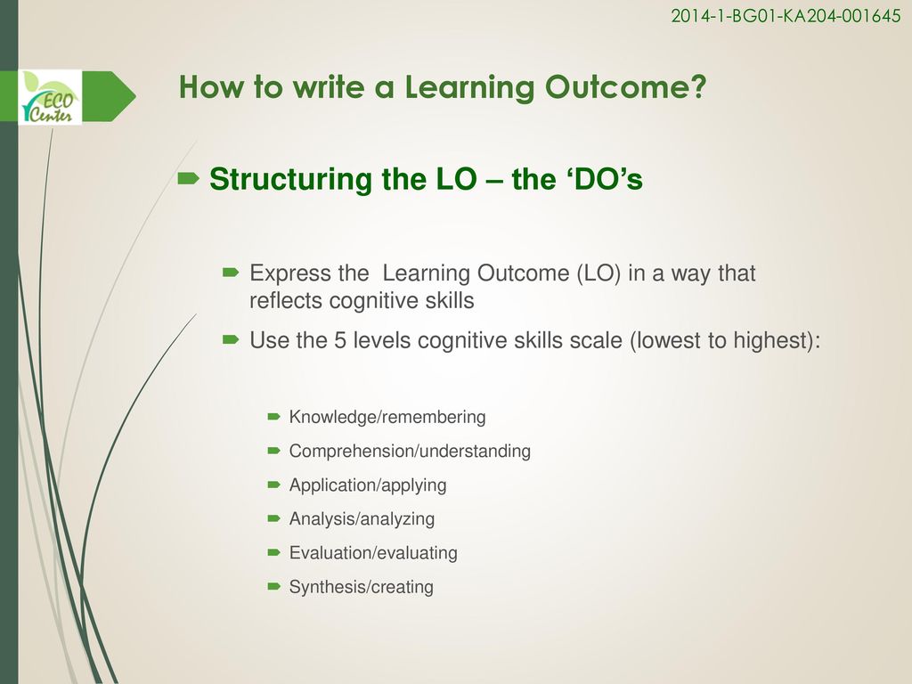 What are Learning Outcomes and how to create good Learning