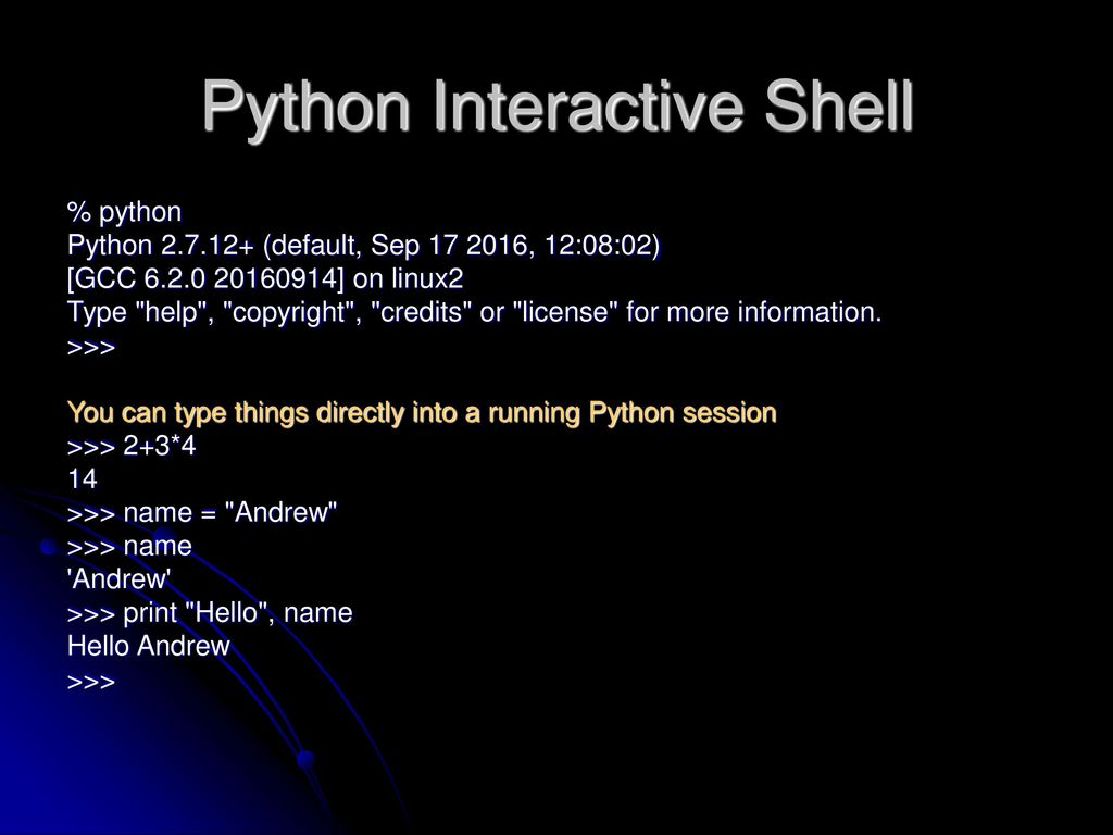 Introduction to Python - ppt download