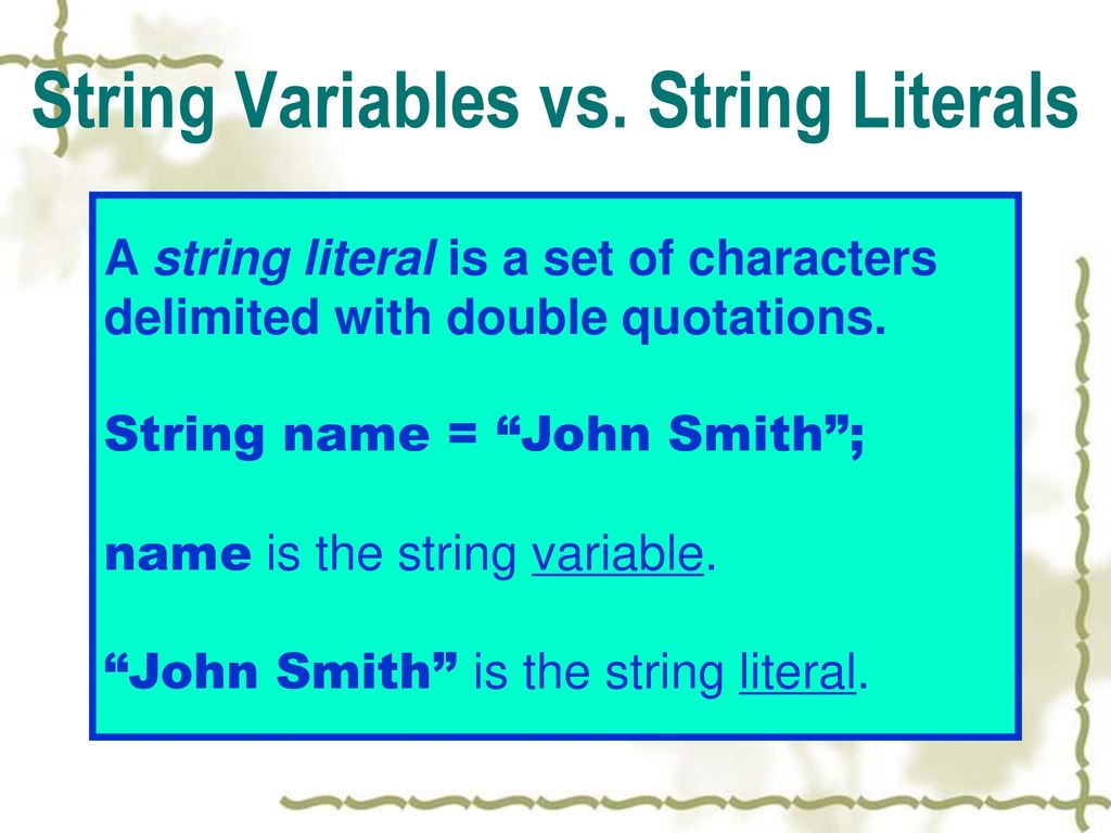 Section 6.1 Introduction to String Methods. Section 6.1 Introduction to ...