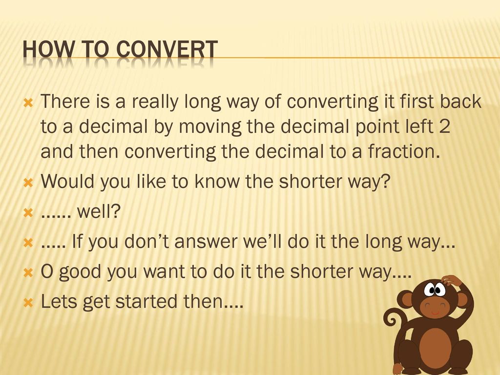 How To Convert