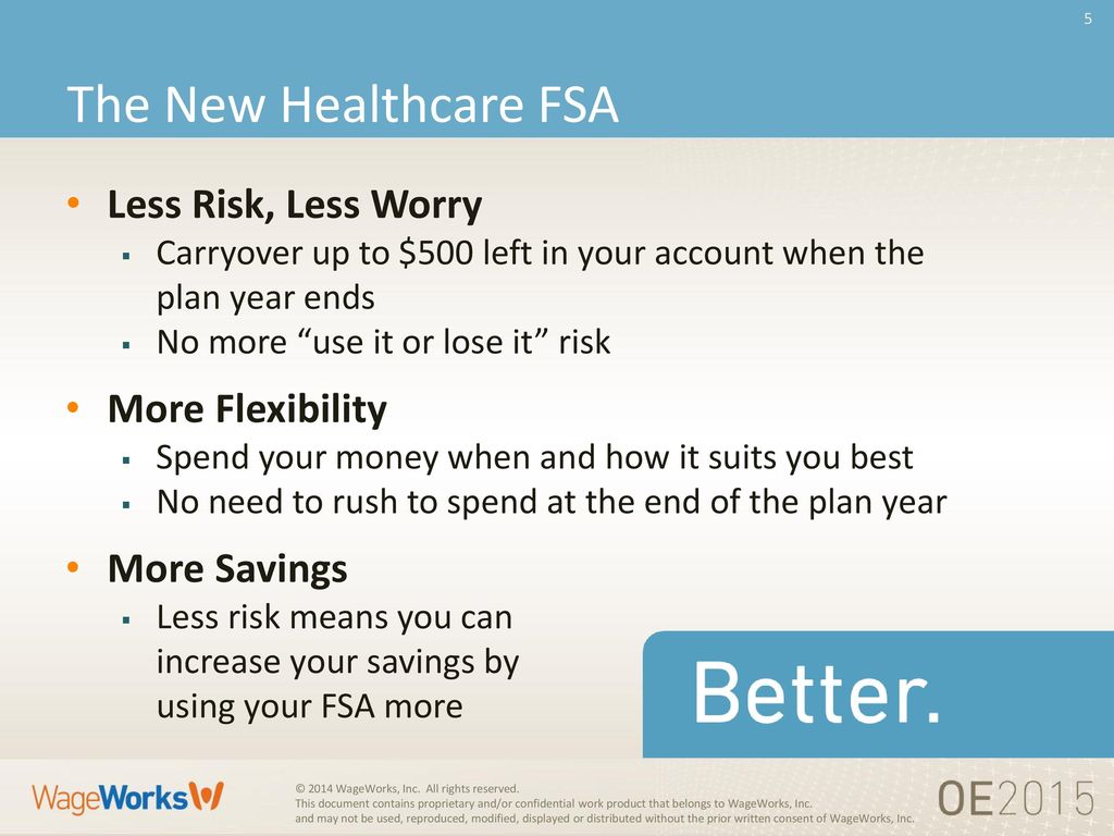 Your Healthcare FSA Flexible Spending Account with Carryover ppt download
