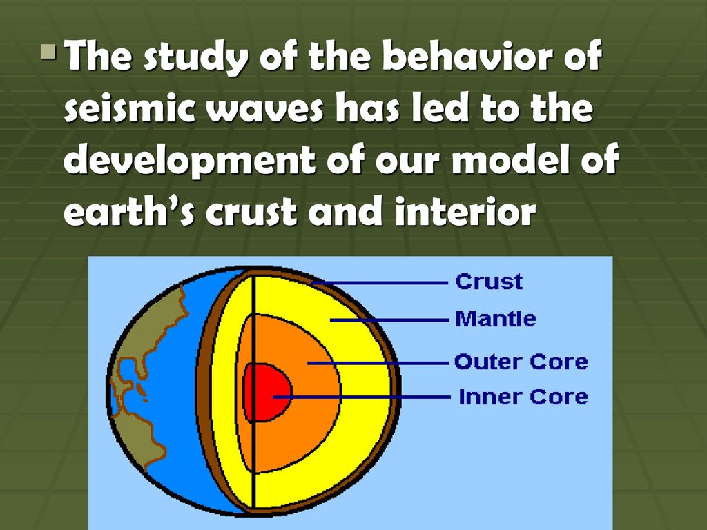 How Has Seismic Study Given Us A Model Of Earth S Crust And