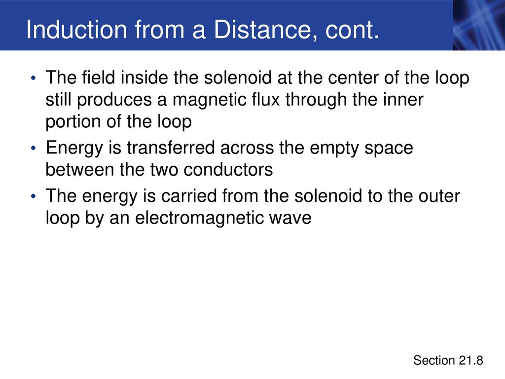 Induction from a Distance, cont.