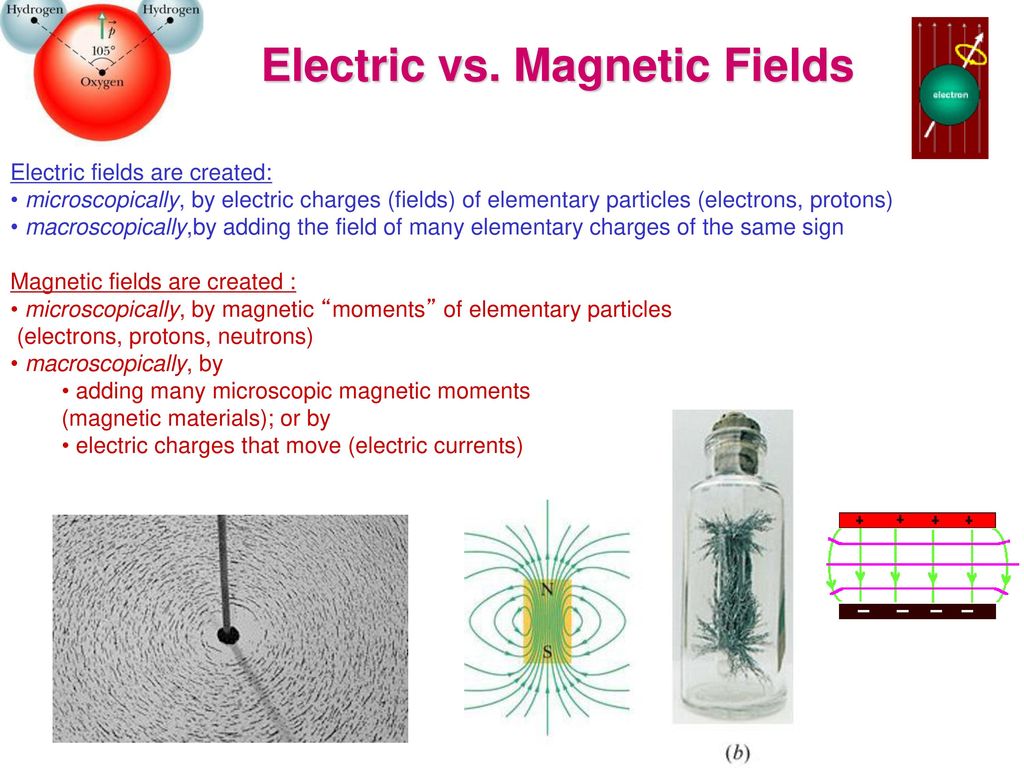 Electric vs. Magnetic Fields