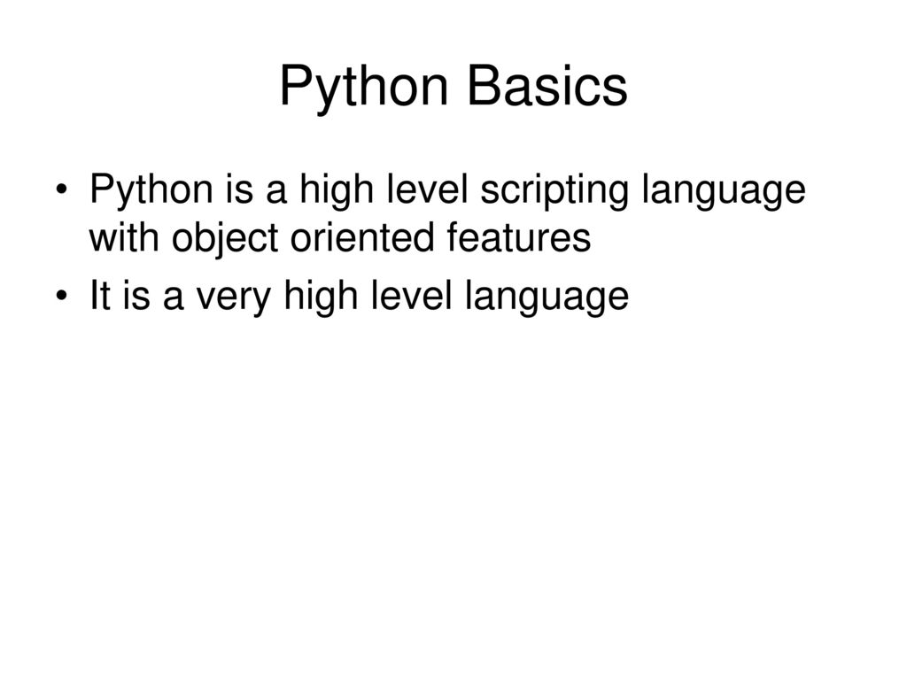 Python. - ppt download