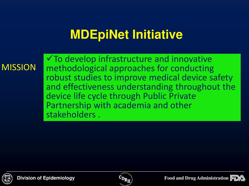 MDEpiNet Initiative