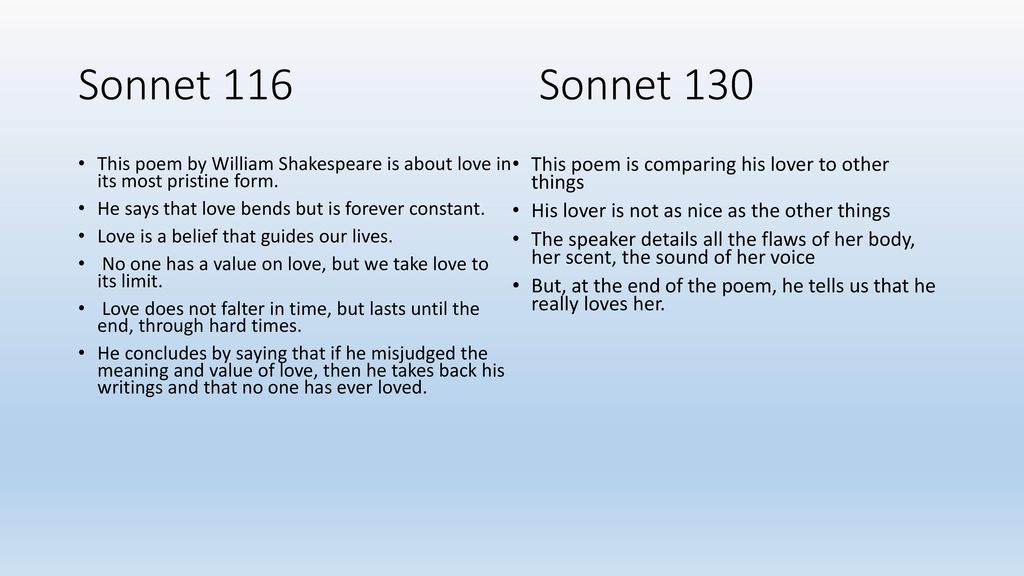 sonnet 130 metaphor