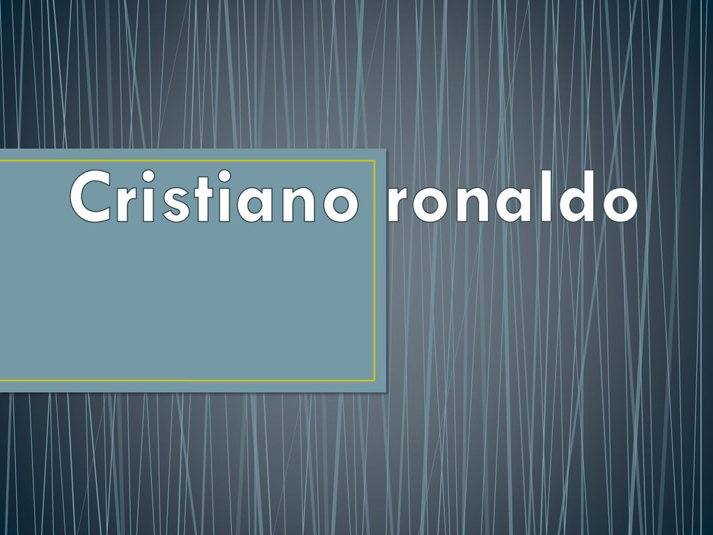 Cristiano ronaldo