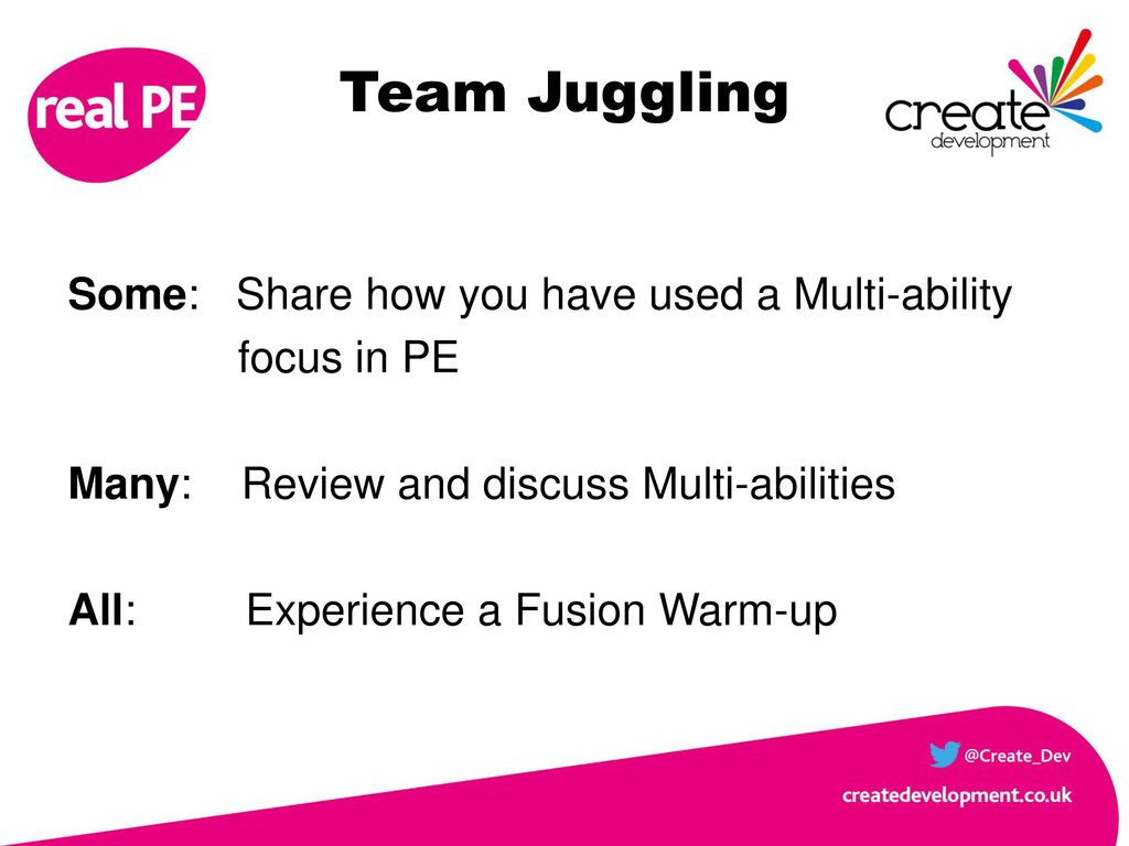 Team Juggling Some: Share how you have used a Multi-ability