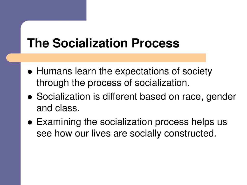 Chapter 4 Socialization. - ppt download