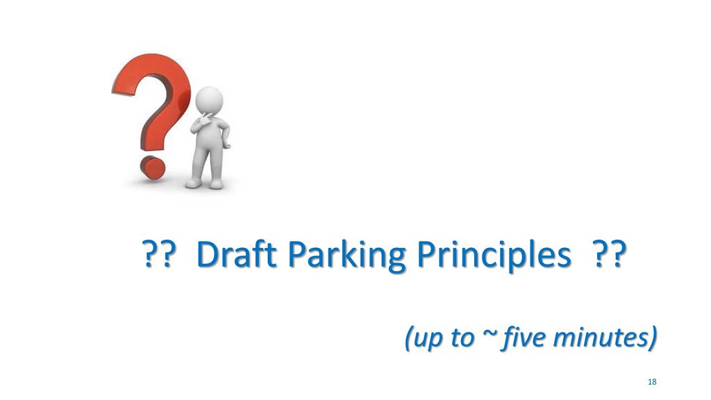 Draft Parking Principles