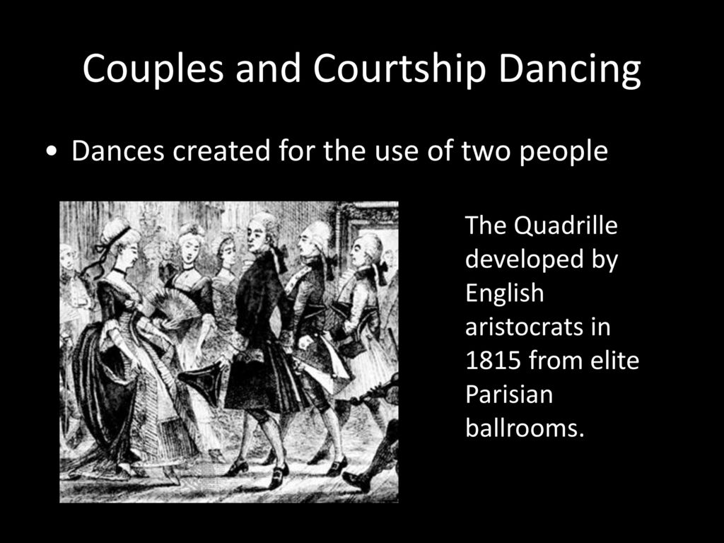 Couples and Courtship Dancing