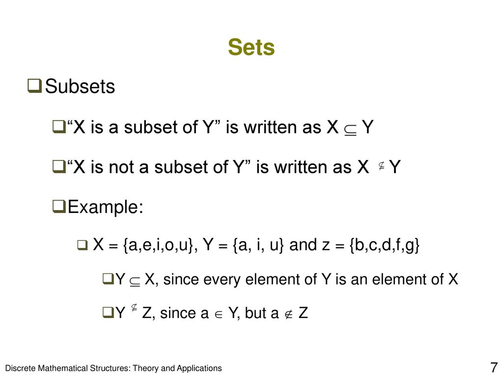 Foundations Sets Logic And Algorithms Ppt Download