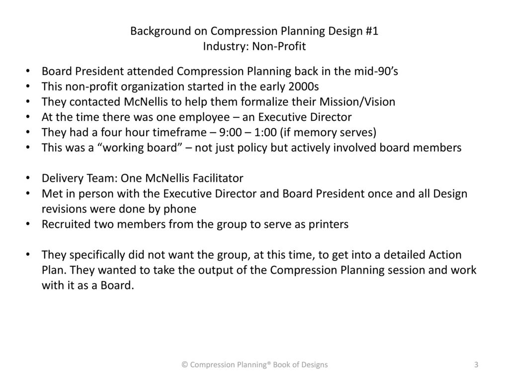22+ Compression Planning