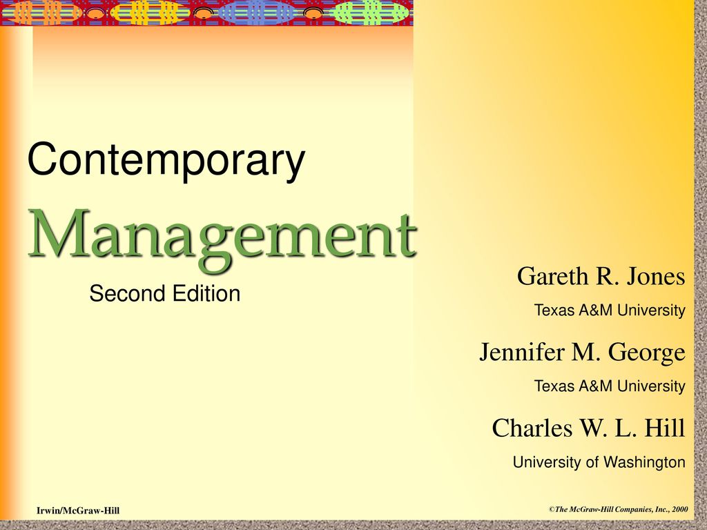 Management topics. Contemporary Management. Ise_Contemporary_Management_ise_Hed_Irwin_Management_by_Gareth_r Amazon.