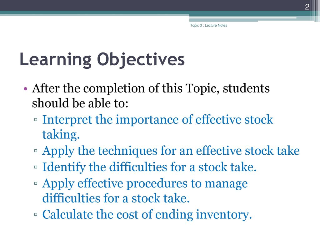 Stock Taking - Meaning, Procedure, Importance, Methods