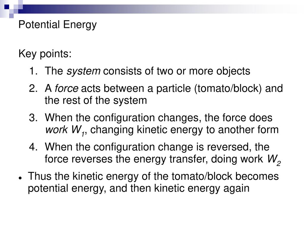 The system consists of two or more objects