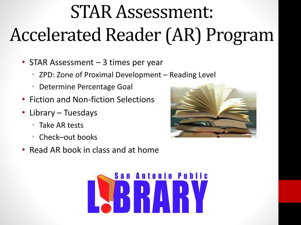 STAR Assessment: Accelerated Reader (AR) Program