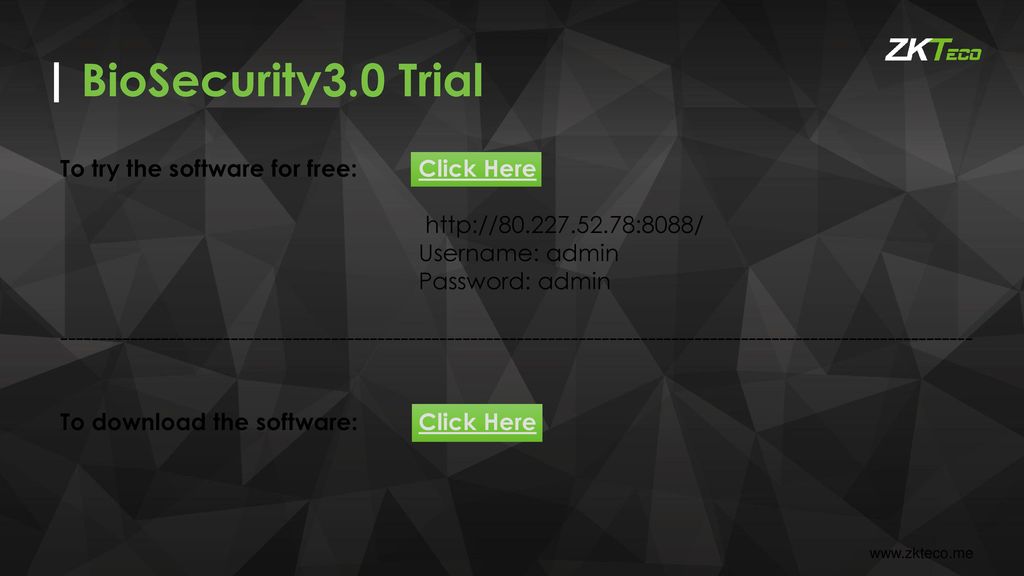 BioSecurity3.0 Trial To try the software for free: Click Here