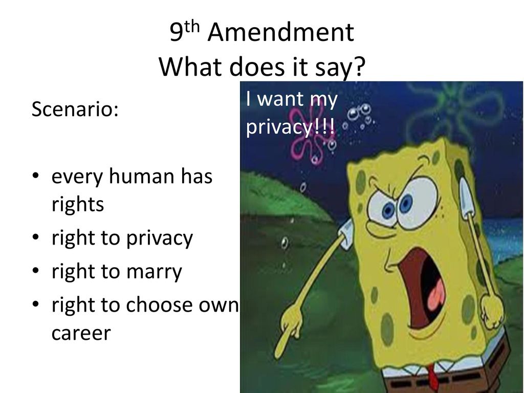 the ninth amendment cartoon