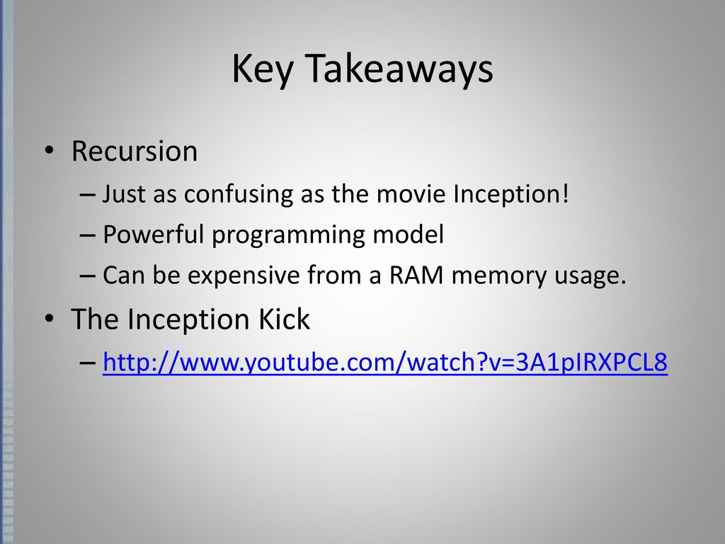 Comp 51 week fourteen recursion ppt download