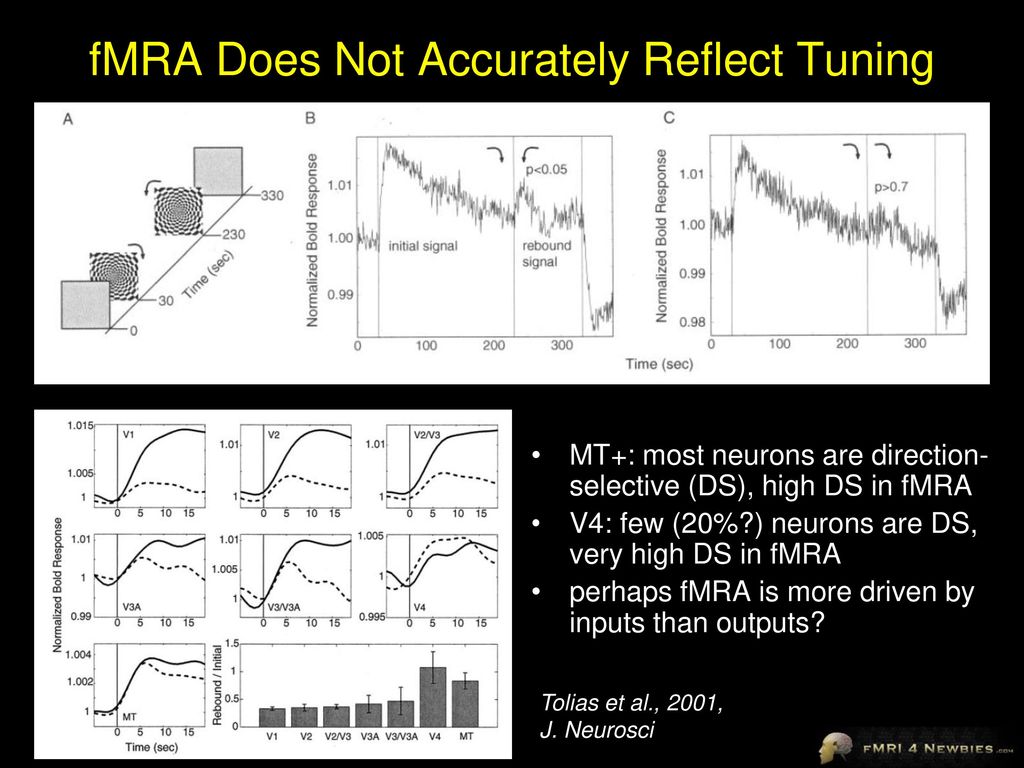 fMRA Does Not Accurately Reflect Tuning