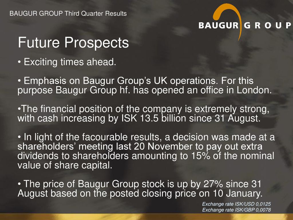 Baugur Group Hf Presentation For Investors January 13th Ppt Download baugur-group-hf-presentation-for-investors-january-13th-ppt-download