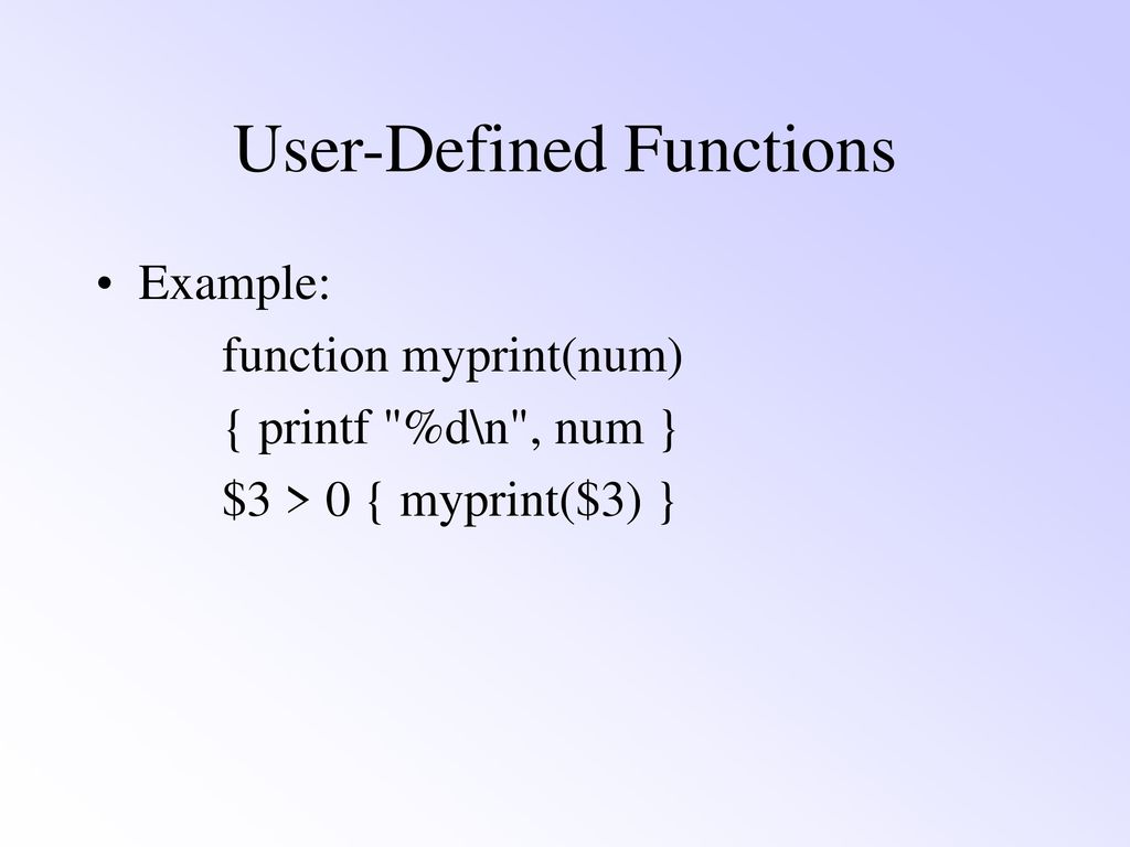Lecture 14 Programming with awk II - ppt download