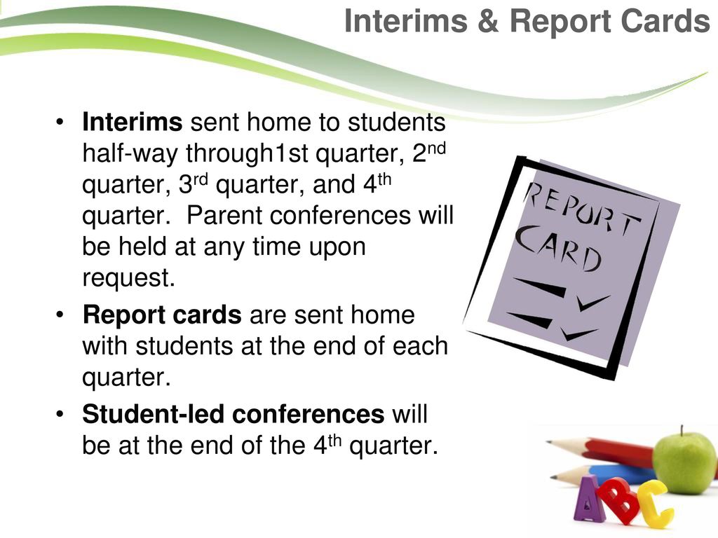 Interims & Report Cards