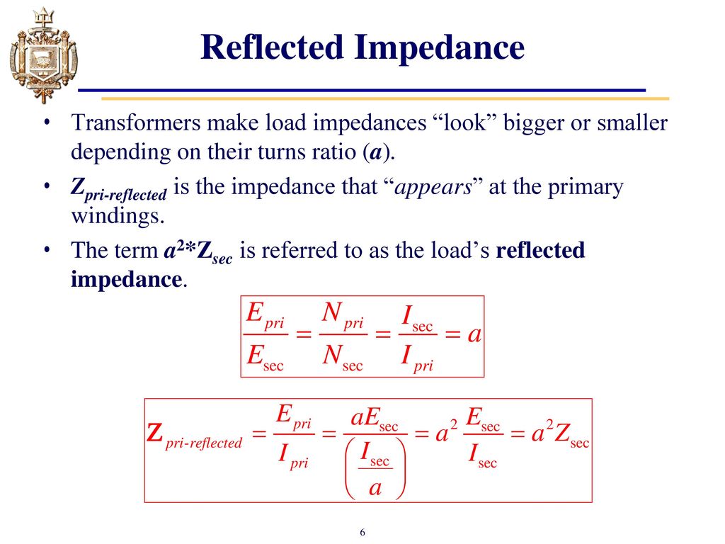 Lesson 26: Transformers and Reflected Impedance - ppt download