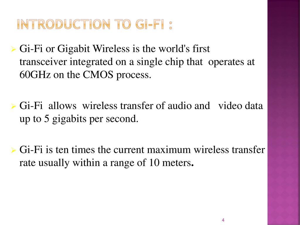 Gi Fi Technology Ppt Download