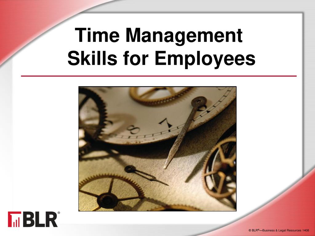 Time Management Skills for Employees