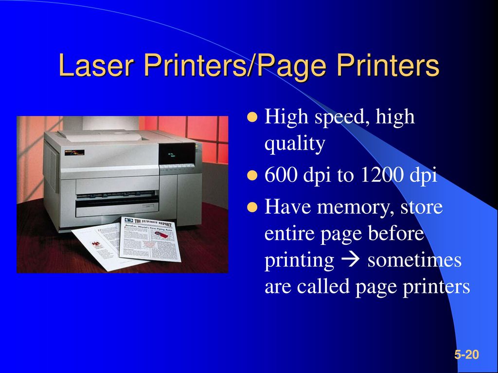 Laser Printers/Page Printers