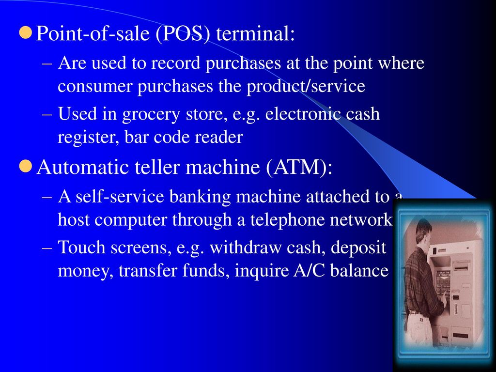 Point-of-sale (POS) terminal: