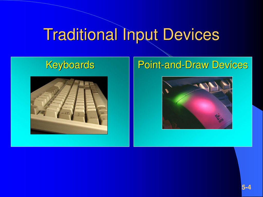 Traditional Input Devices