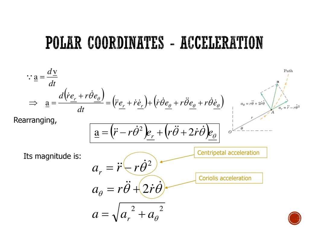 Lecture VI The description of the Plane Curvilinear Motion by the Polar  Coordinates Polar coordinates. - ppt download
