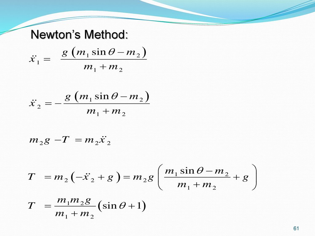 Newton’s Method: