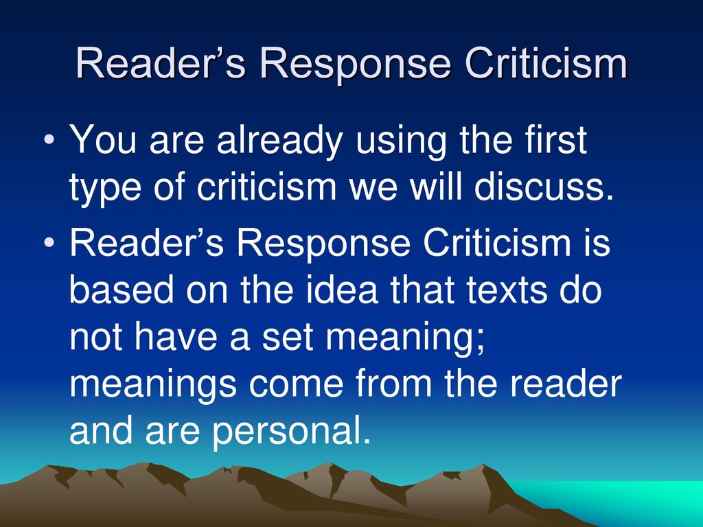 Introduction To Criticism Ppt Download introduction-to-criticism-ppt-download