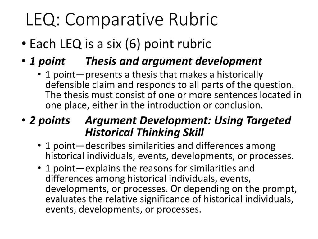 LEQ: Compare and Contrast - ppt download