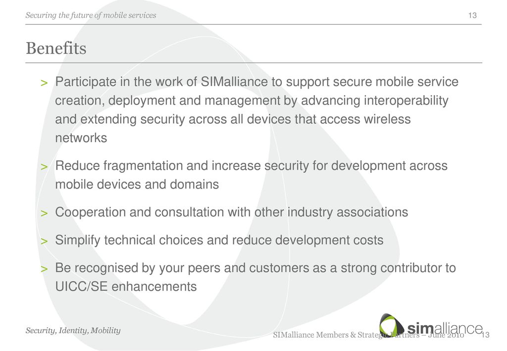 Simalliance members strategic partners ppt download