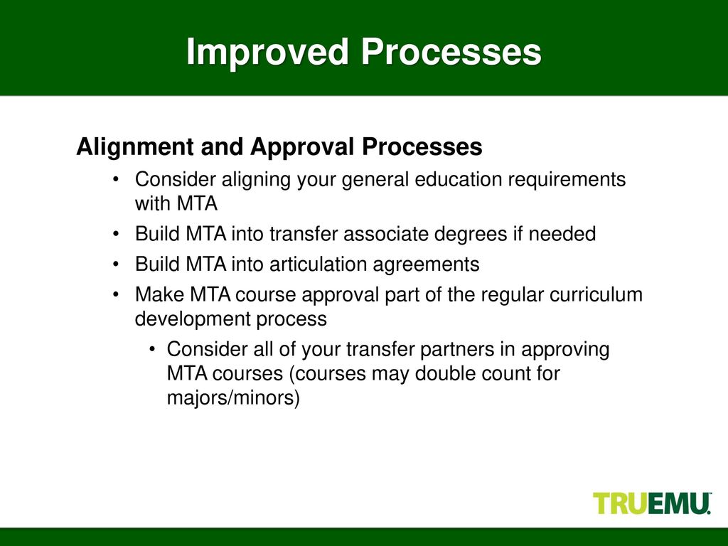 Improved Processes Alignment and Approval Processes