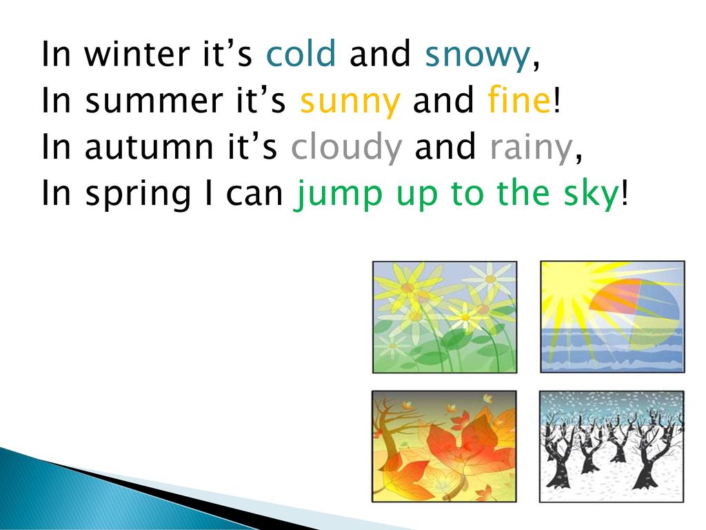 In summer we can. Seasons and weather презентация. Стихотворение what`s the weather. Seasons and weather игра. Weather and Seasons урок.