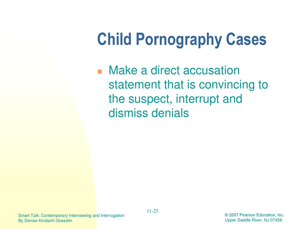 Child Pornography Cases