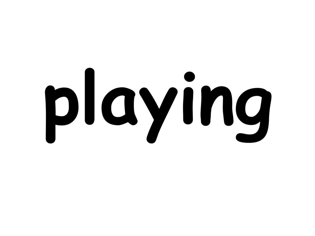 playing