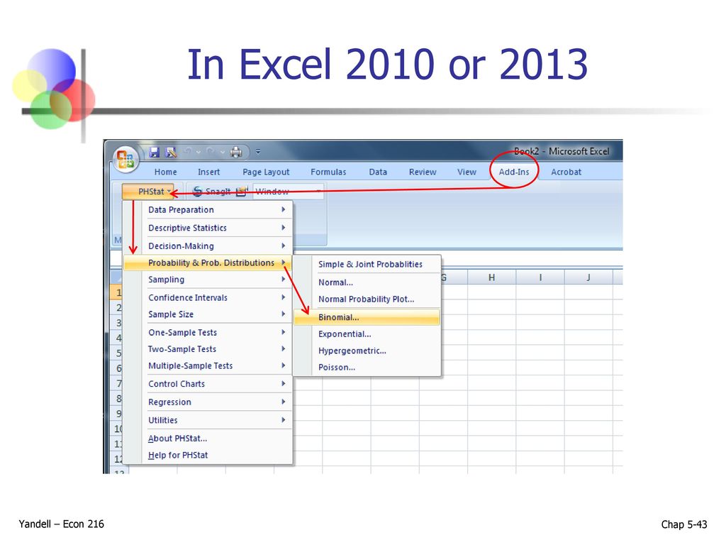 where is phstat in excel 2013