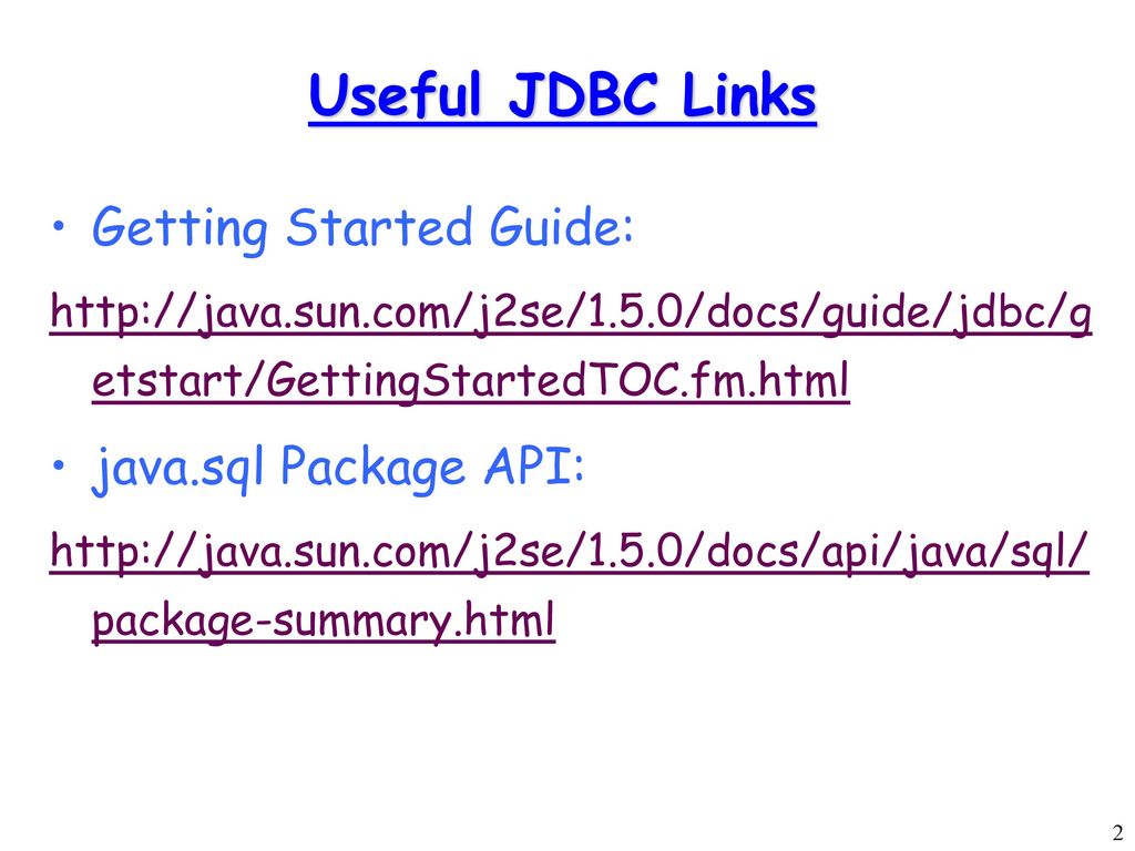 Jdbc ppt download
